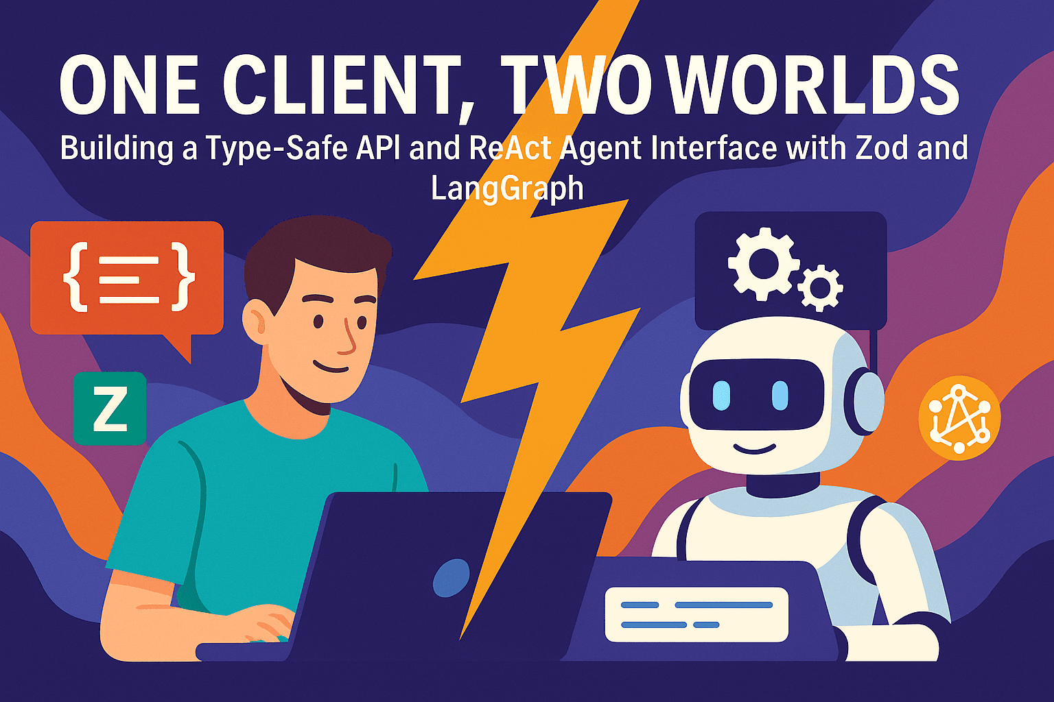 One Client, Two Worlds: Building a Type-Safe API and ReAct Agent Interface with Zod, LangGraph, and AWS